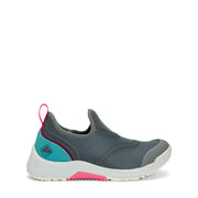 Muck Women's Ossw104 In Darkgrey/Teal/Pink