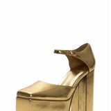Jeffrey Campbell  Women's Ovr_N_Out Gold M