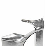 Jeffrey Campbell  Women's Ovr_N_Out Silver M