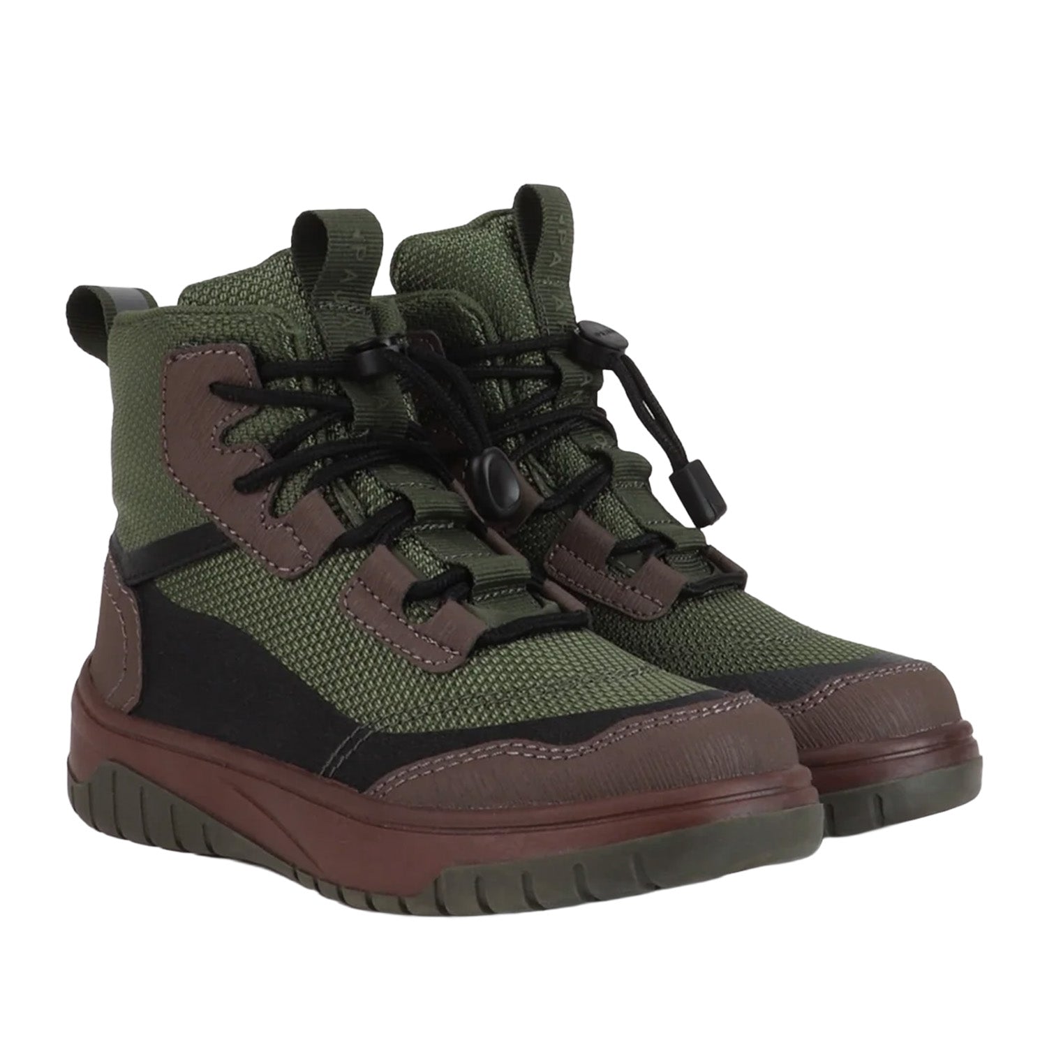 Pajar Kids' Ultra Lt Trail in Military Green/Dark Brown
