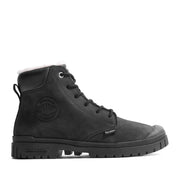 Palladium Unisex SP20 CUFF LTH WP WL in Black