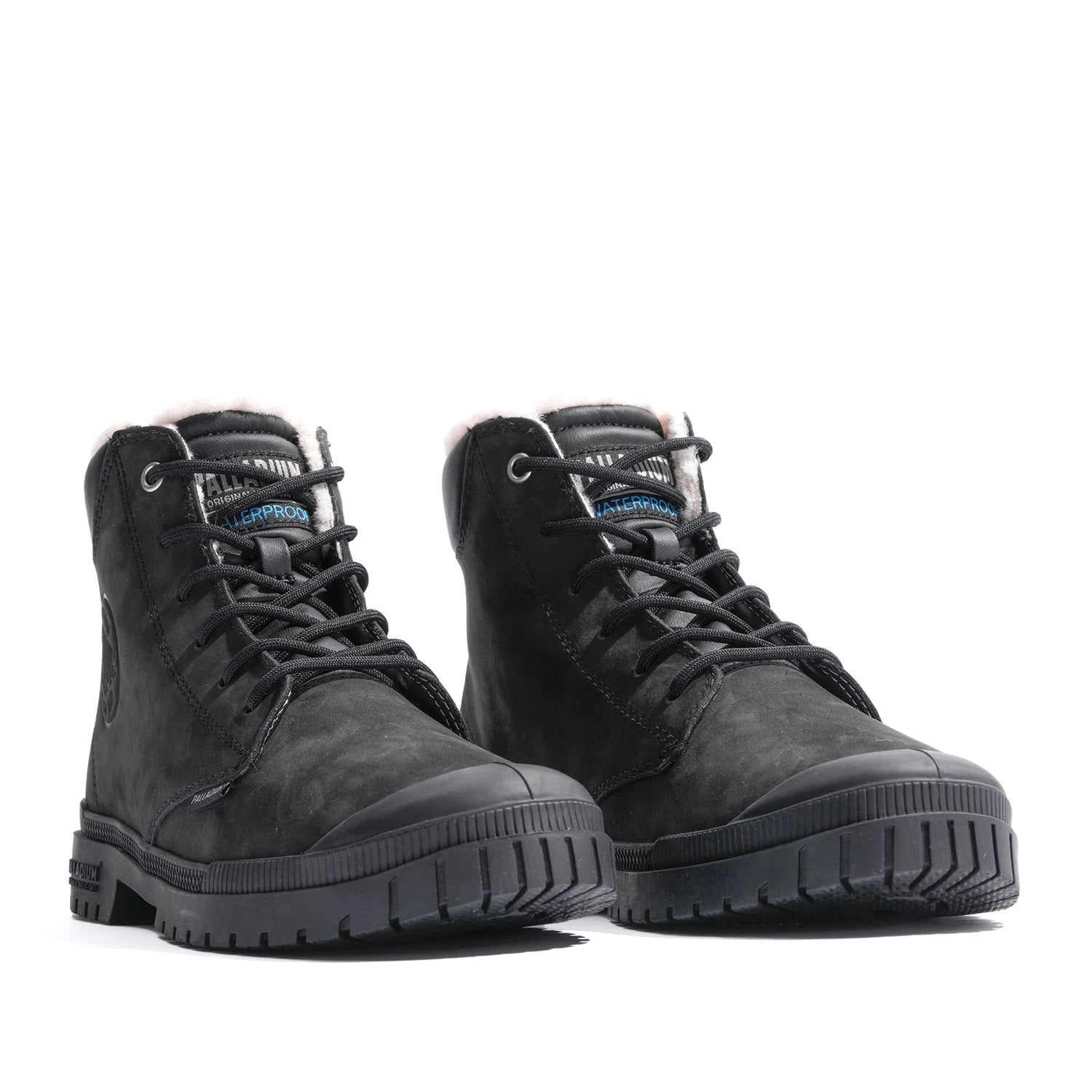 Palladium Unisex SP20 CUFF LTH WP WL in Black