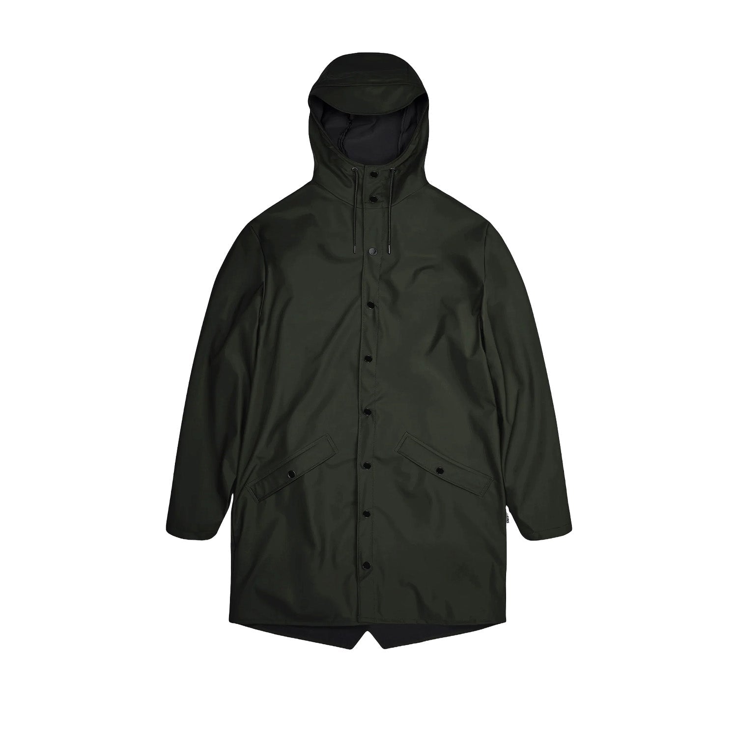RAINS Unisex Long Jacket W3 in Navy