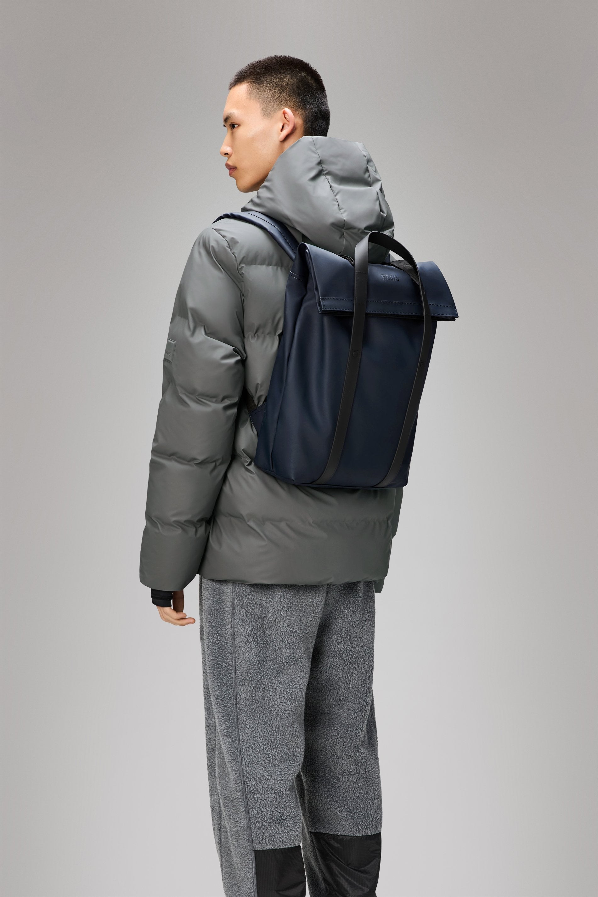 Rains 2 Way Tote Backpack in Navy