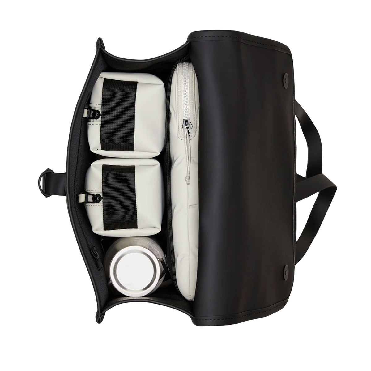 Rains Unisex Backpack W3 in Black