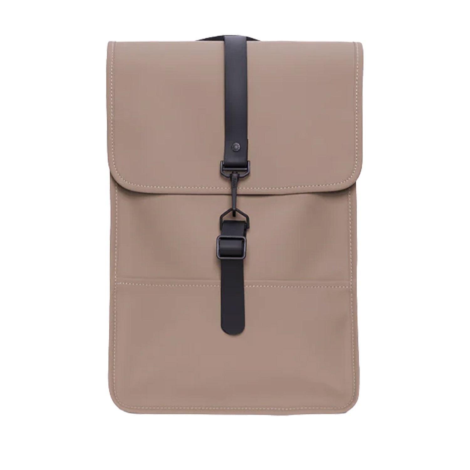 Beige Backpack mini on a white background
