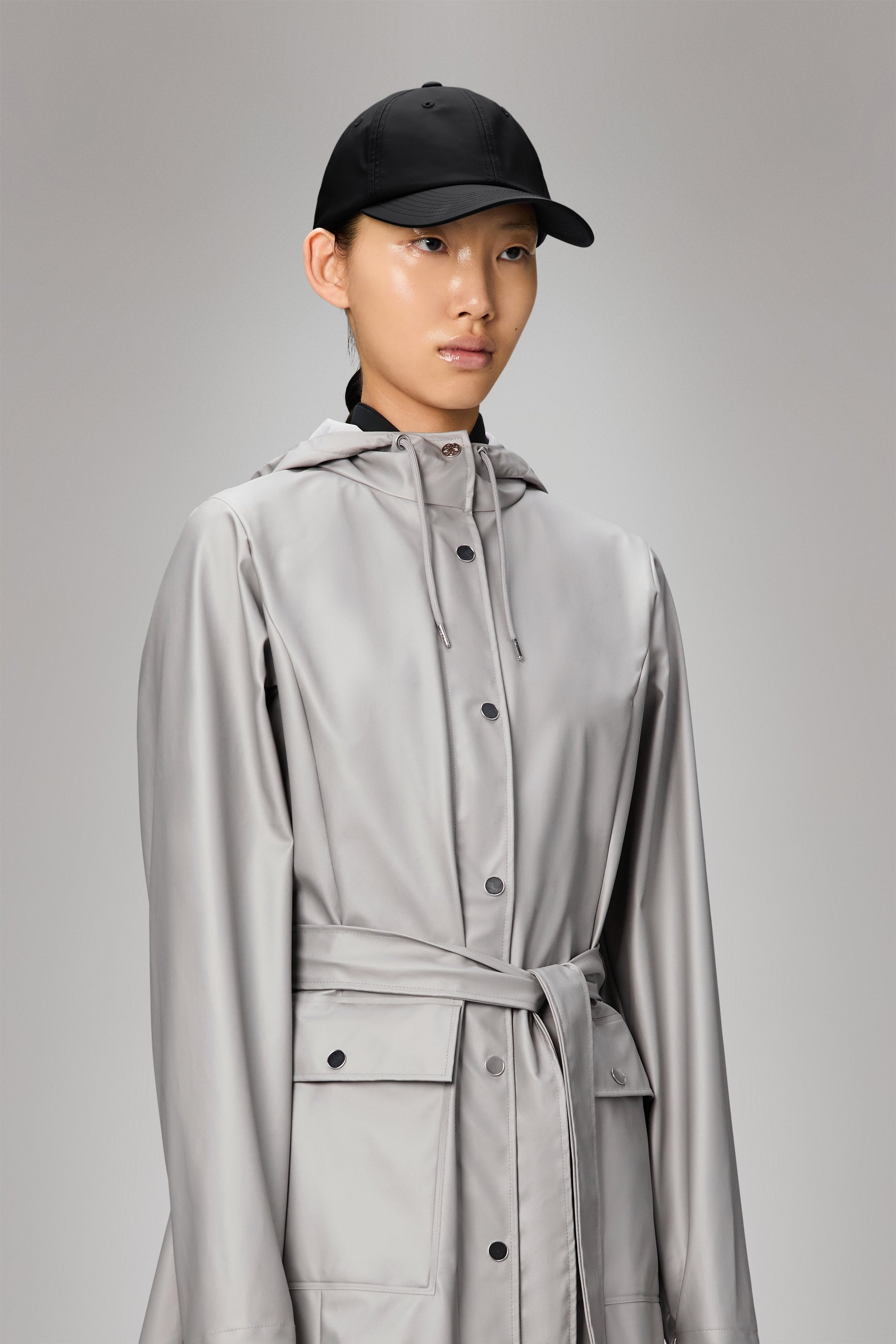 Casquette de pluie noire