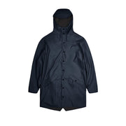 RAINS Unisex Long Jacket W3 in Navy