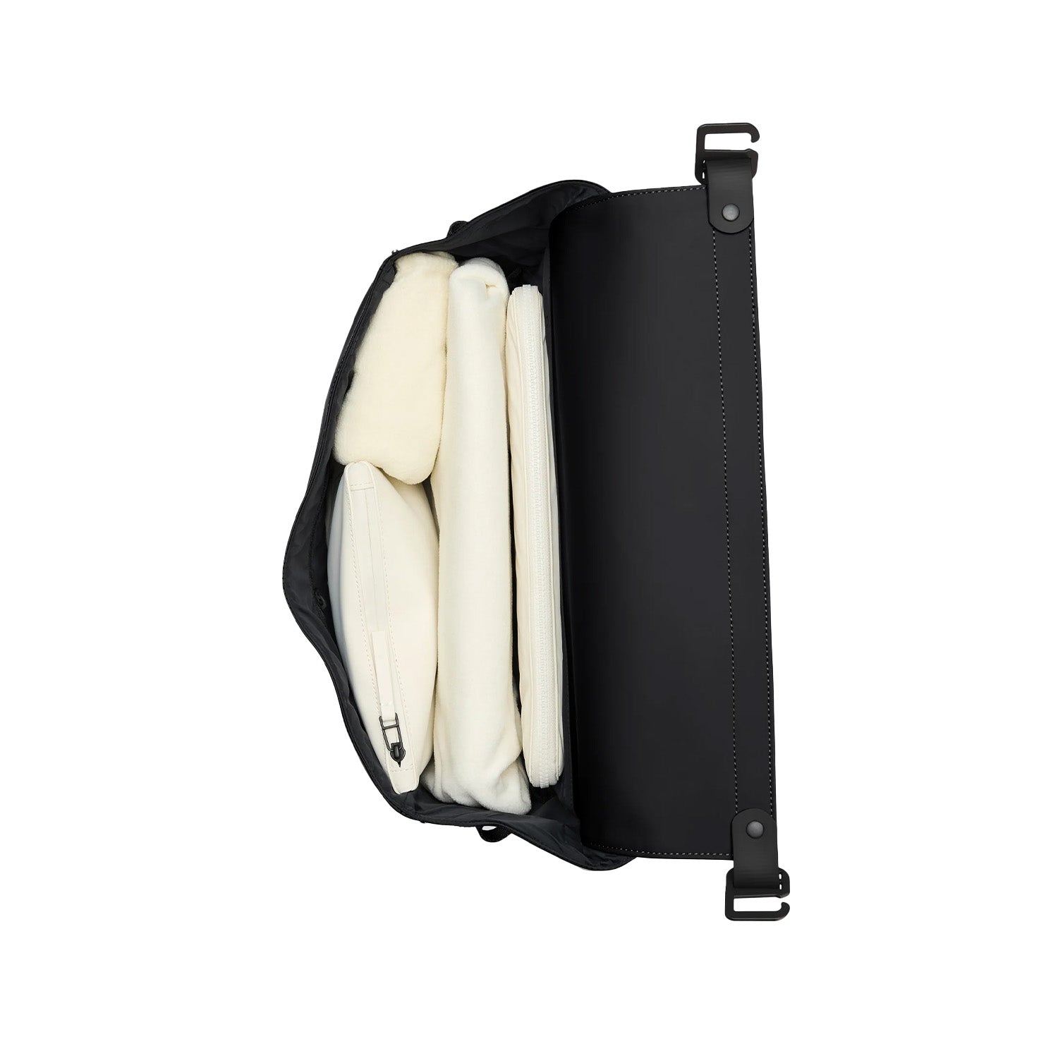 Rains OTG Messenger Bag W3 in Black