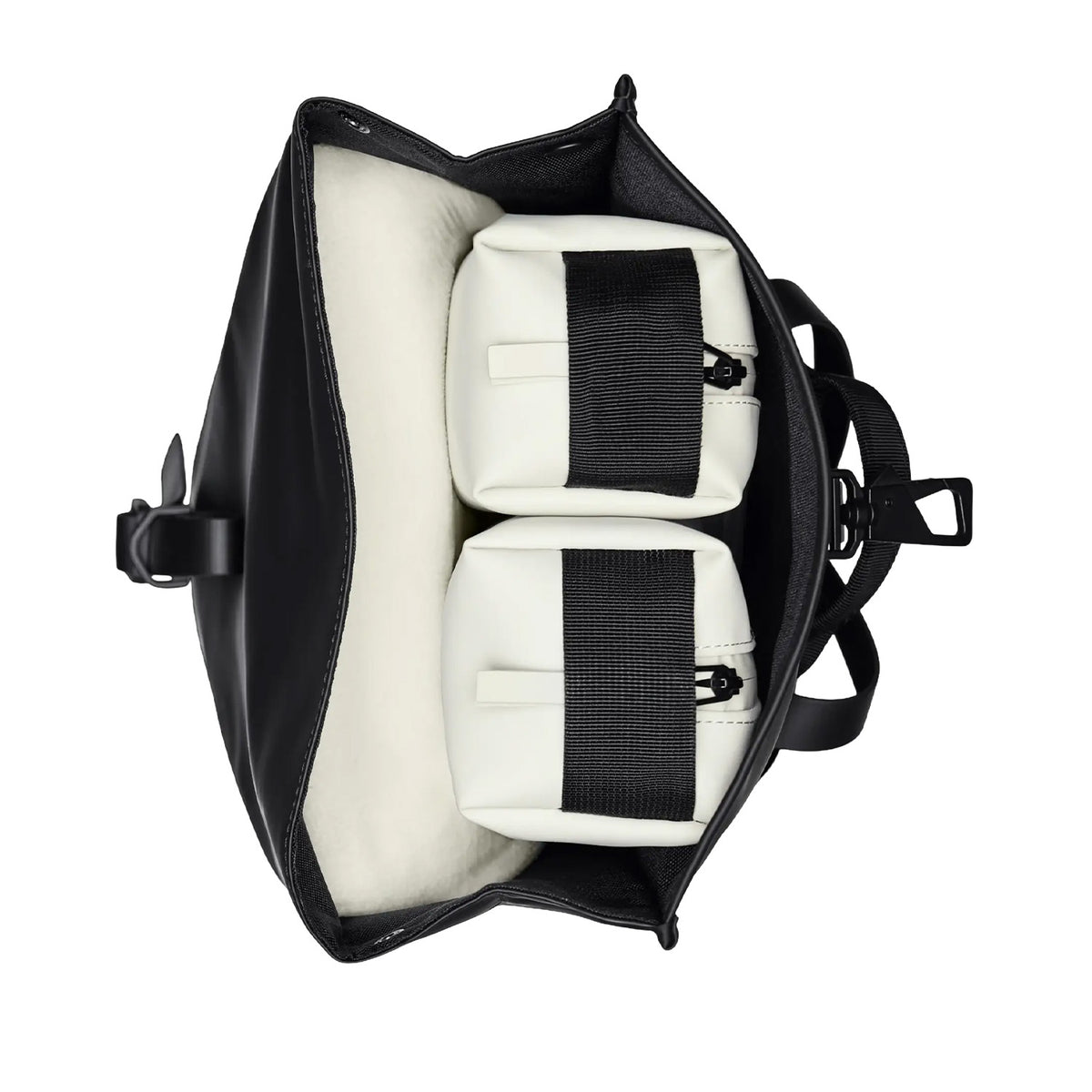 Rains Rolltop Rucksack Mini W3 in Black