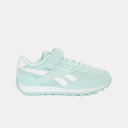 Reebok Girl's' Reebok Glide Low Elastic & Top Strap  In Glitchaqua/Glitchaqua/White M