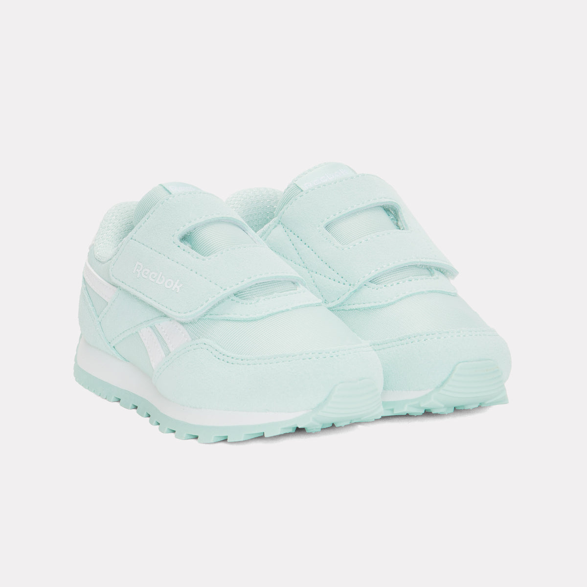Reebok Kids' Reebok Glide Low Hook & Loop  In Glitchaqua/Glitchaqua/White M