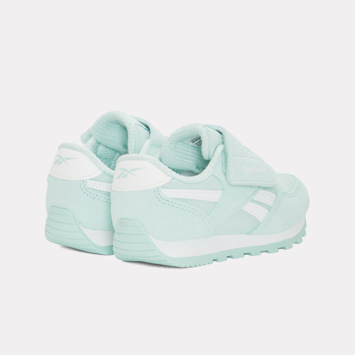 Reebok Kids' Reebok Glide Low Hook & Loop  In Glitchaqua/Glitchaqua/White M