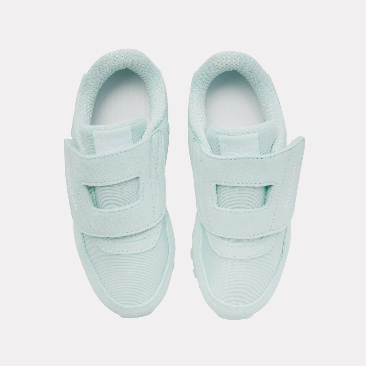Reebok Kids' Reebok Glide Low Hook & Loop  In Glitchaqua/Glitchaqua/White M