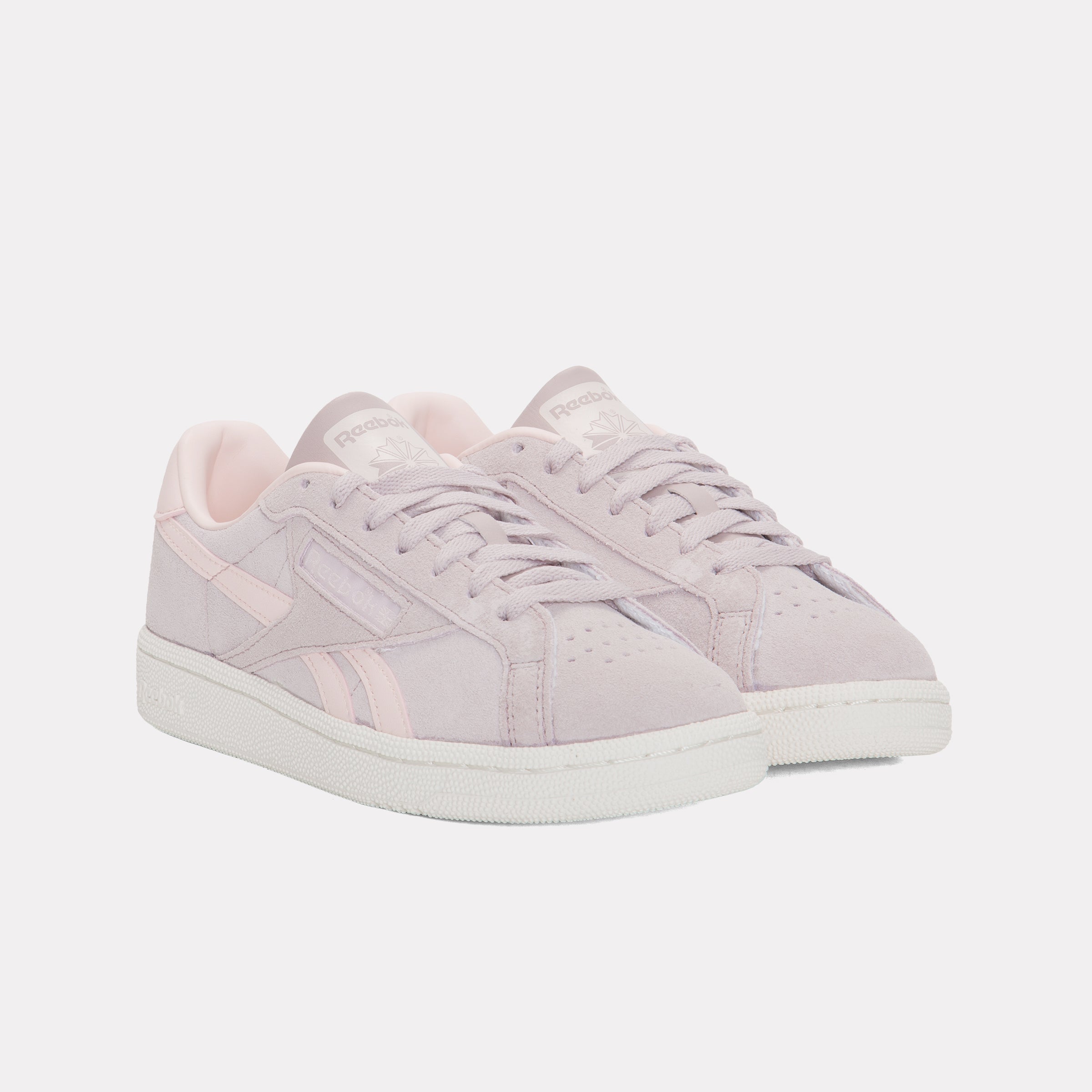 Reebok Women's Club C Grounds Uk  In Mutedmauve/Purepink/Chalk M