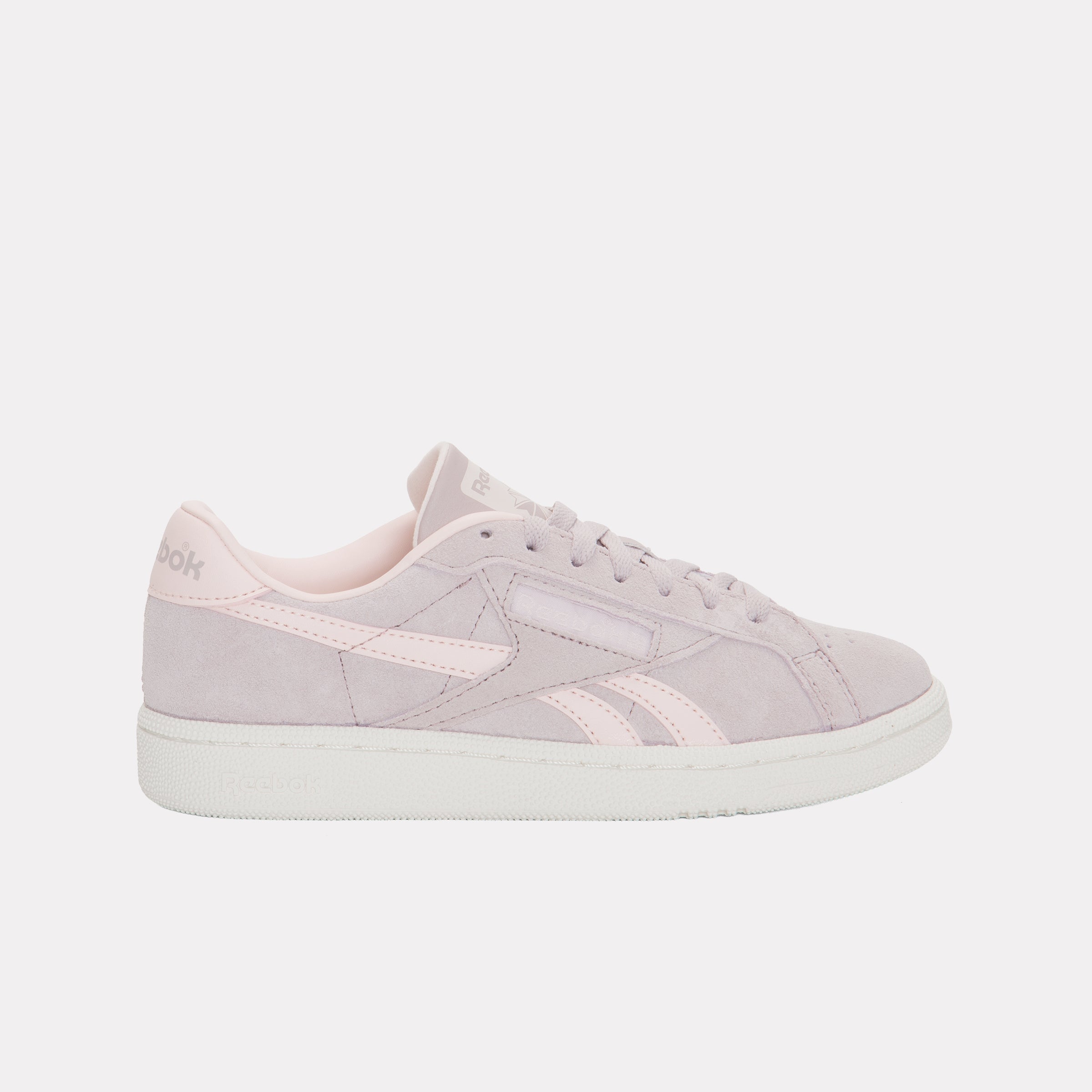 Reebok Women's Club C Grounds Uk  In Mutedmauve/Purepink/Chalk M
