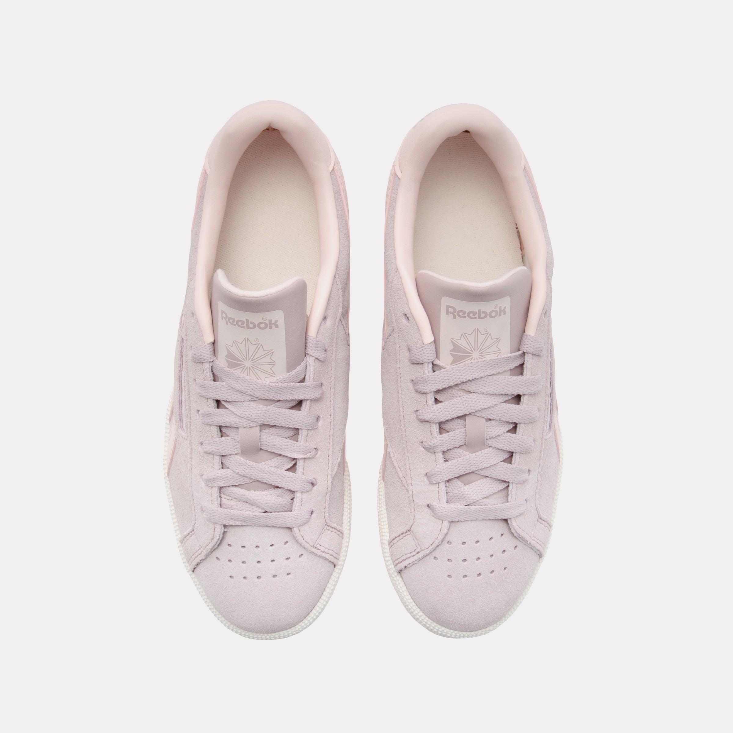 Reebok Women's Club C Grounds Uk  In Mutedmauve/Purepink/Chalk M