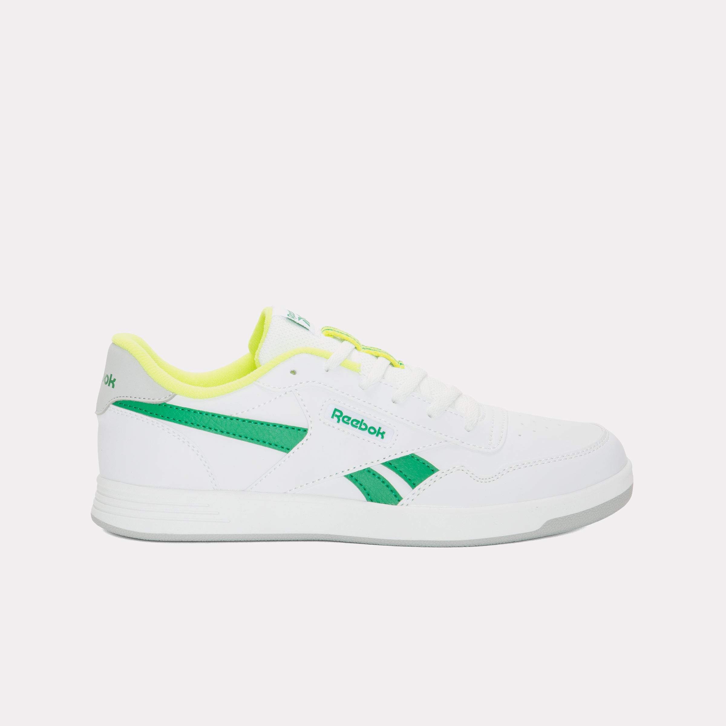 Reebok Kids' Court Advance   In White/Classicgreen/Solaracidye M