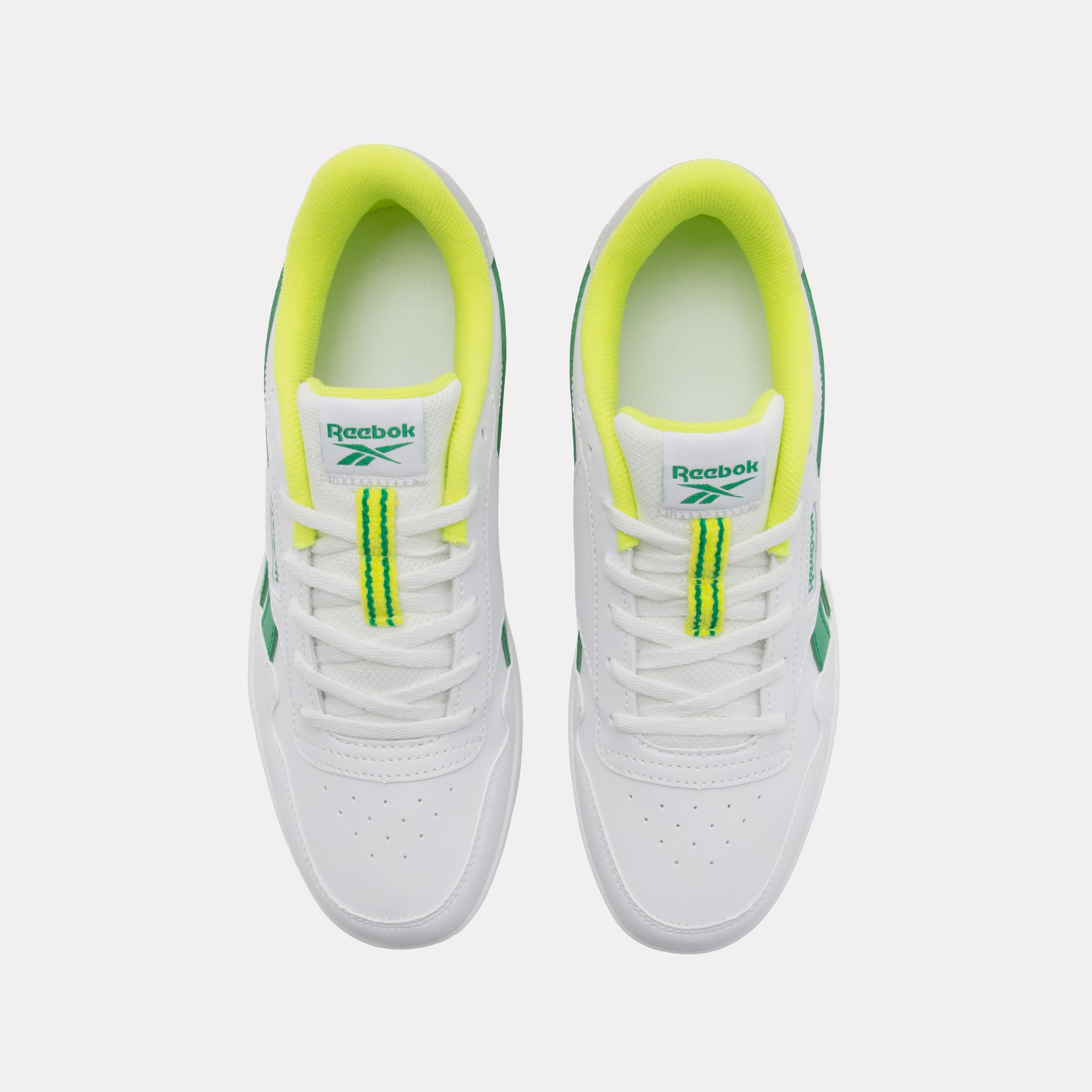 Reebok Kids' Court Advance   In White/Classicgreen/Solaracidye M