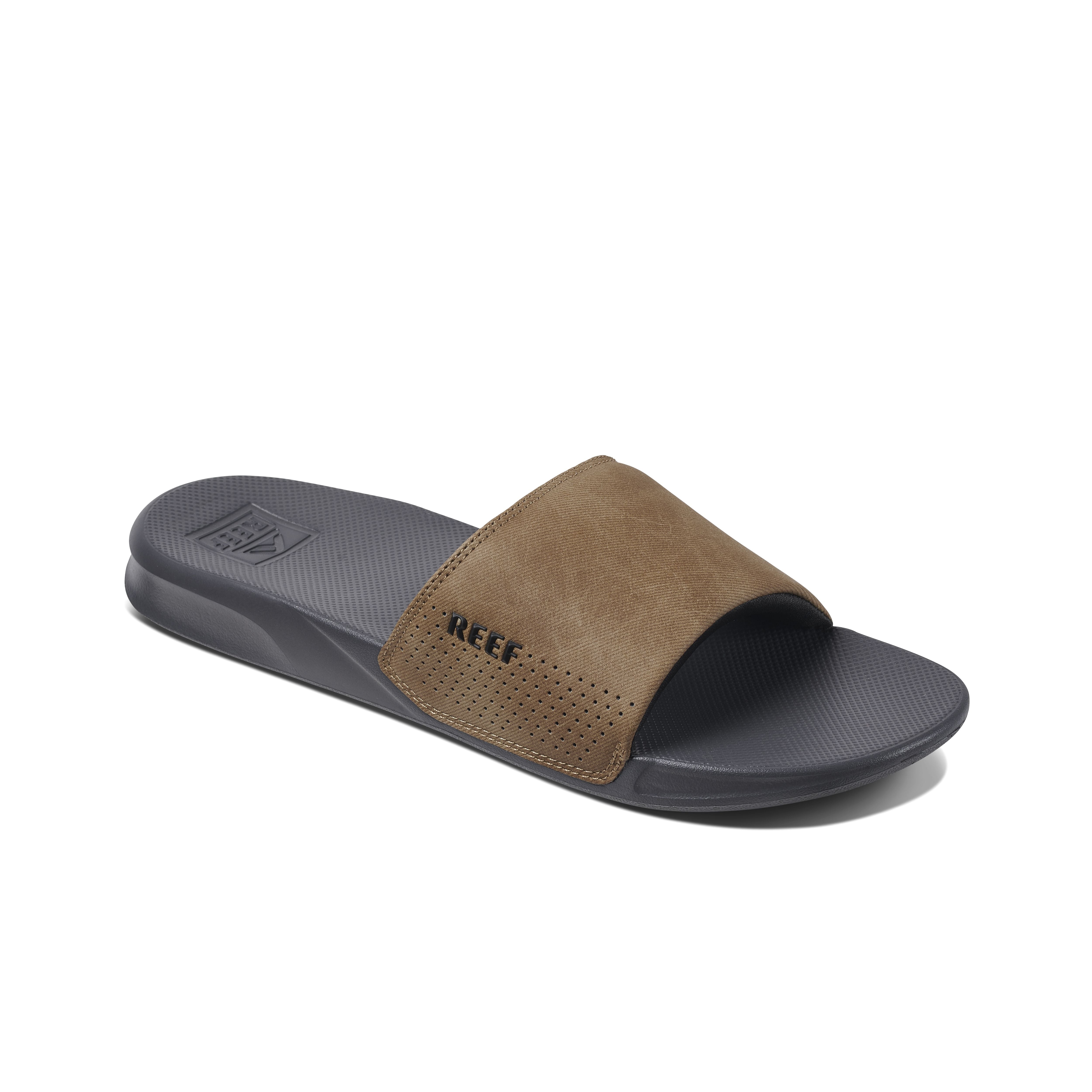 Reef Men's Reef One Slide In Grey/Tan M