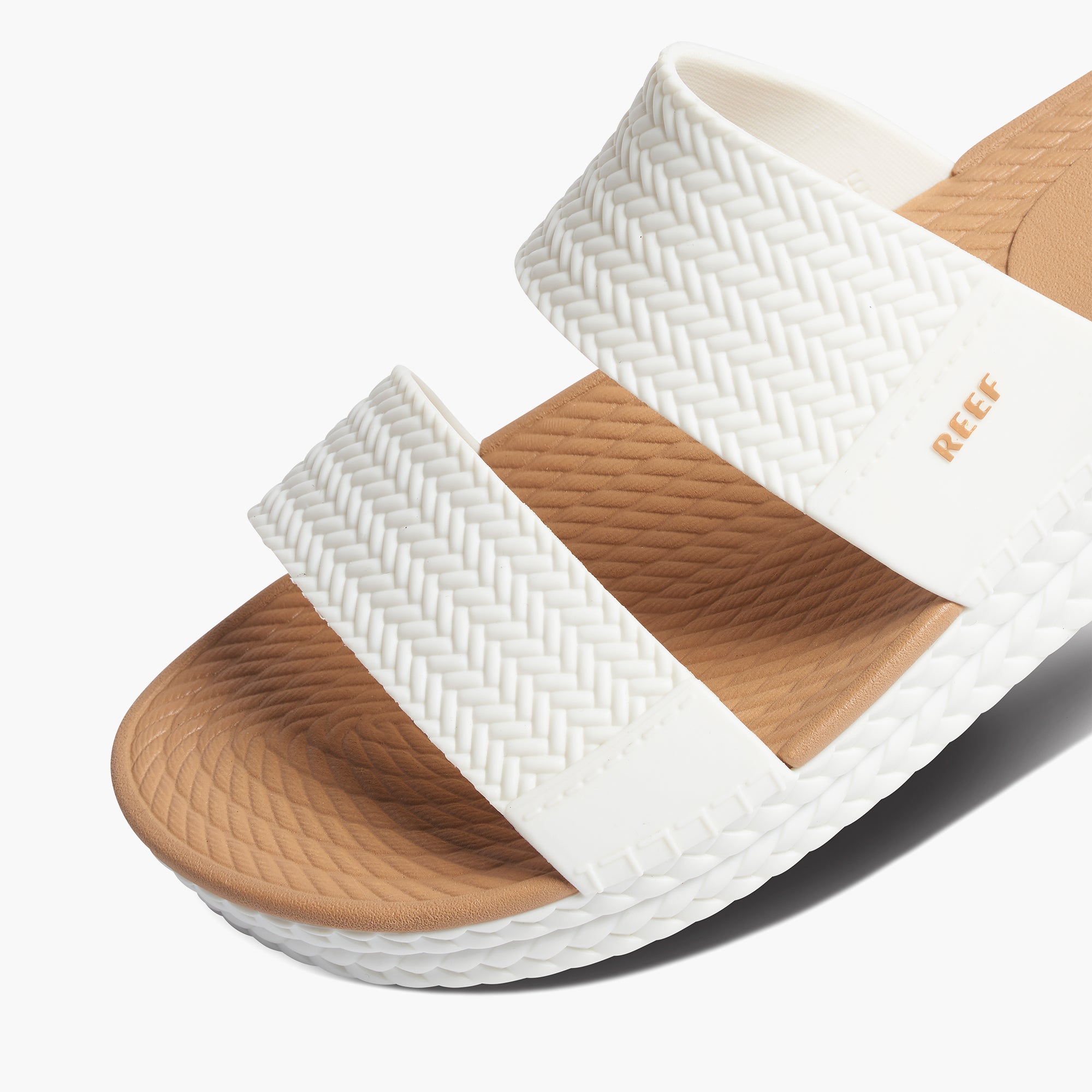Reef Women's Water Vista Slide  In White/Tan M
