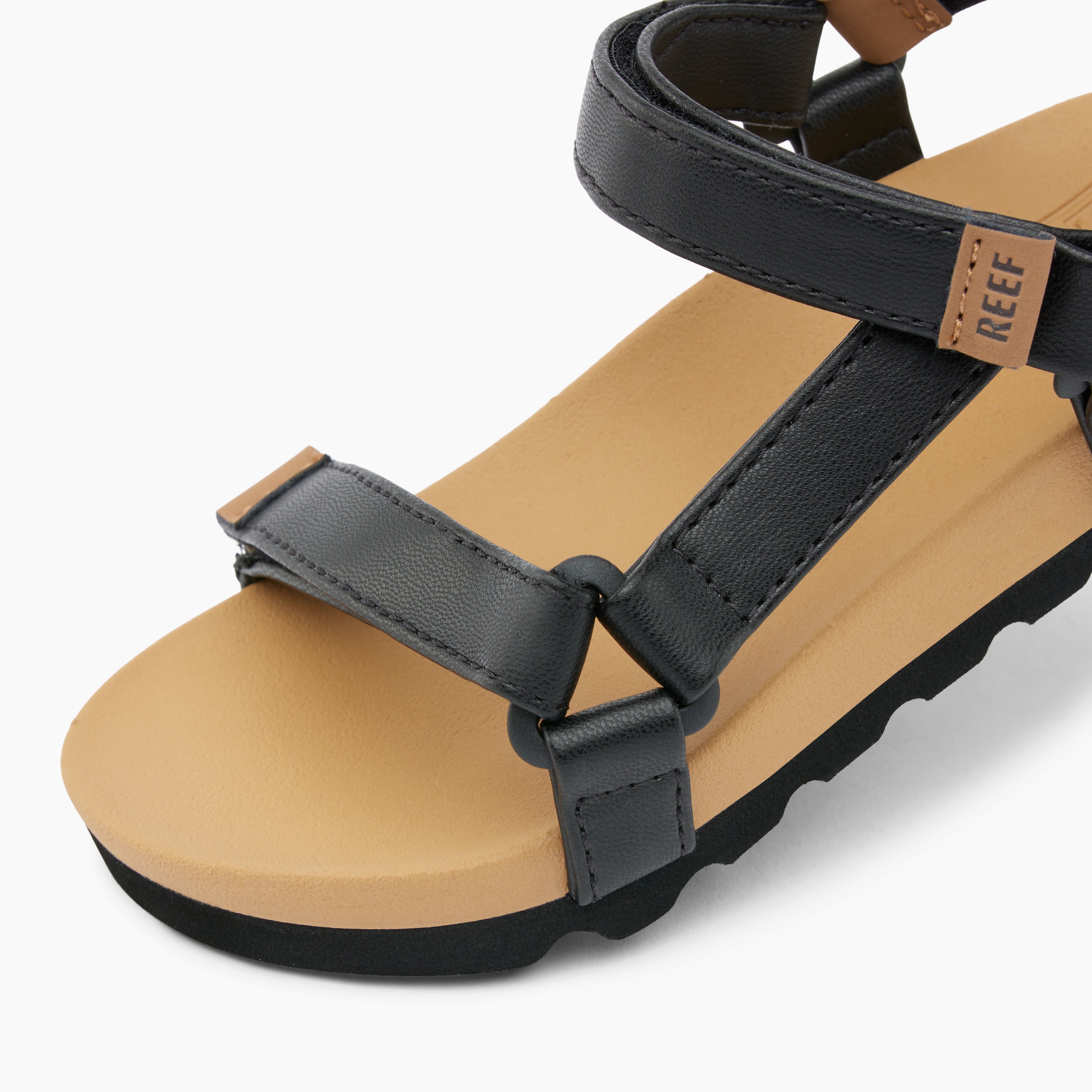 Reef Girl's' Little Rem Hi In Black/Tan M