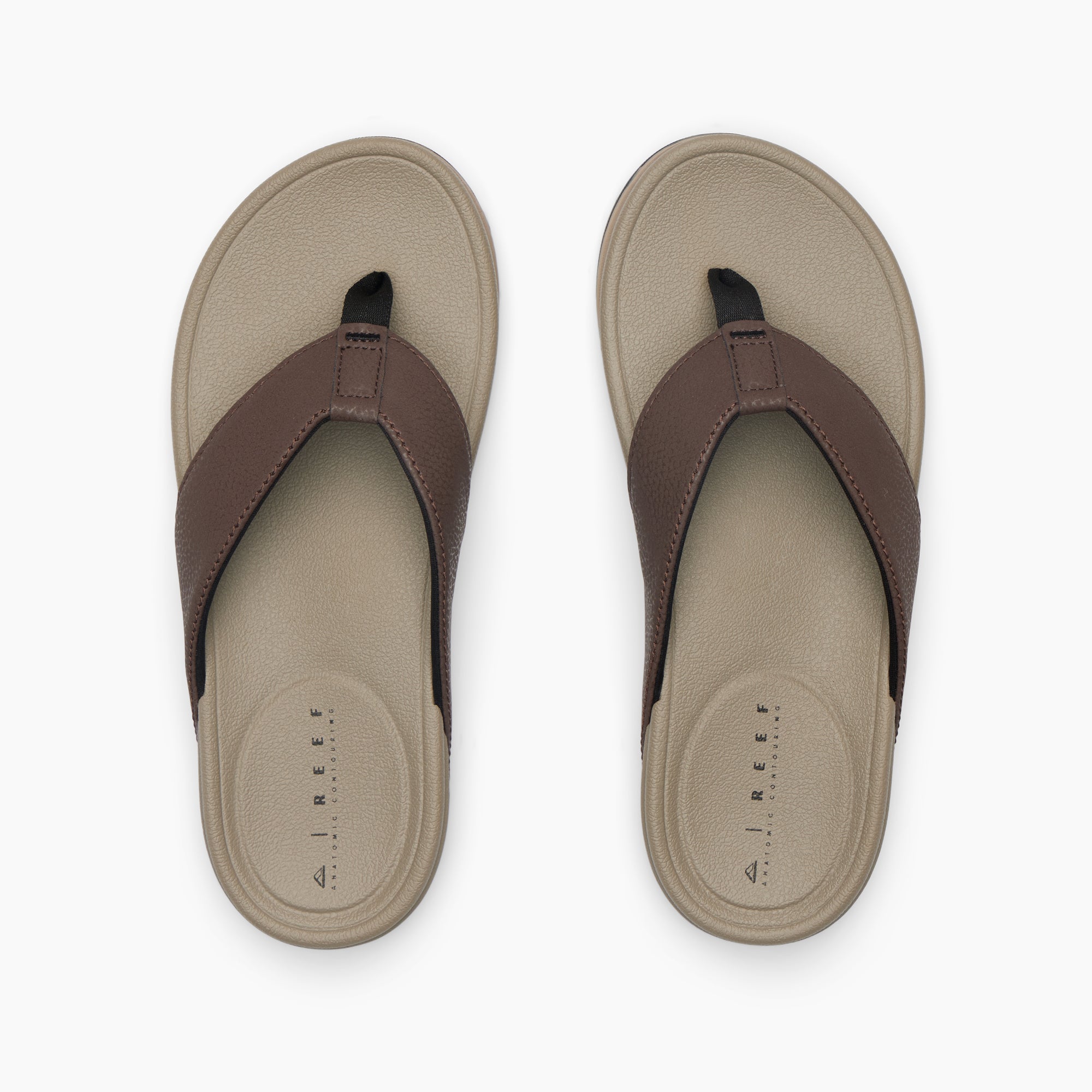 Reef Men's Cushion Bonzer In Chocolate/Tan M