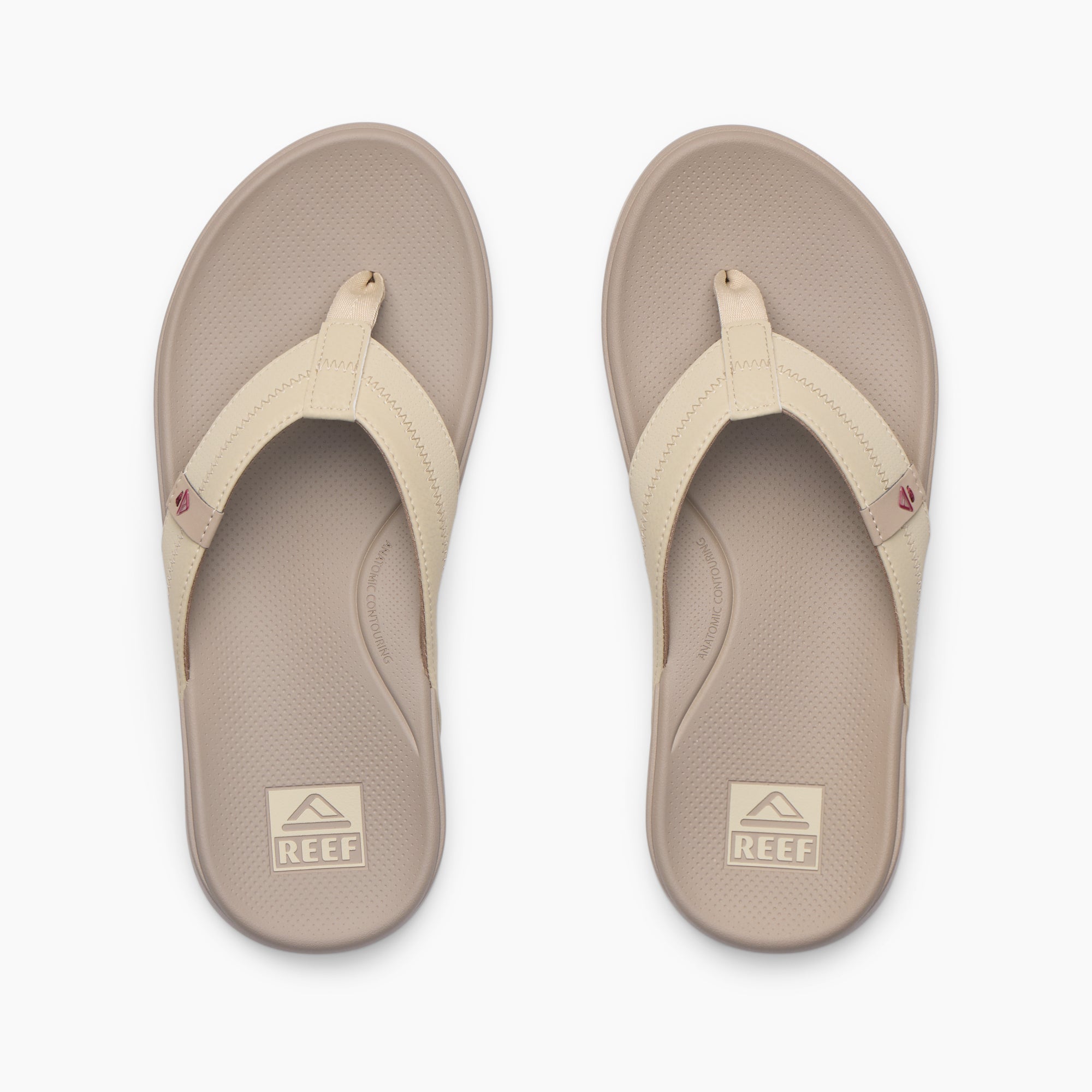 Reef Men's Cj7614 In Tan/Tan/Maroon