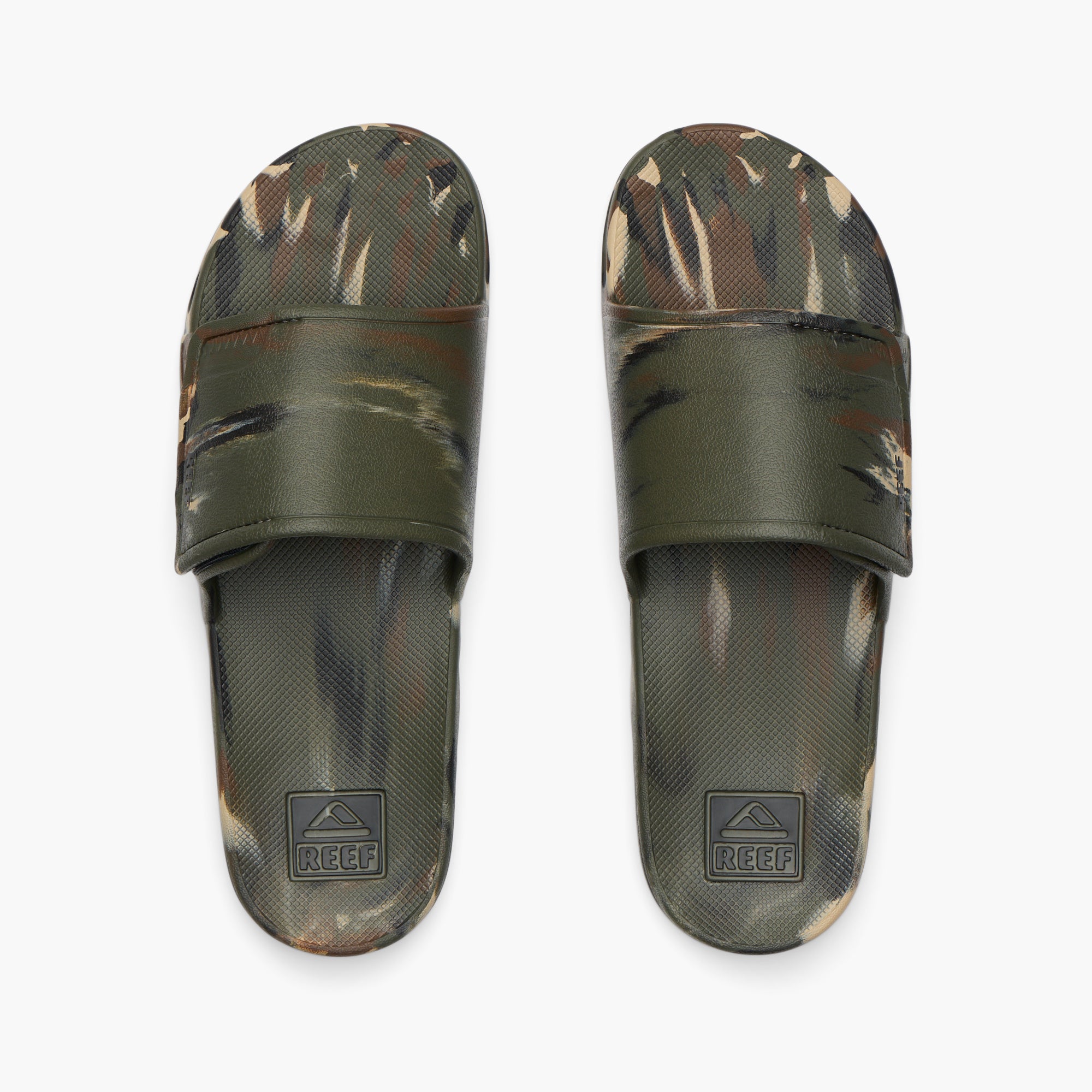 Reef Men's Fanning Slide H20 In Camo M