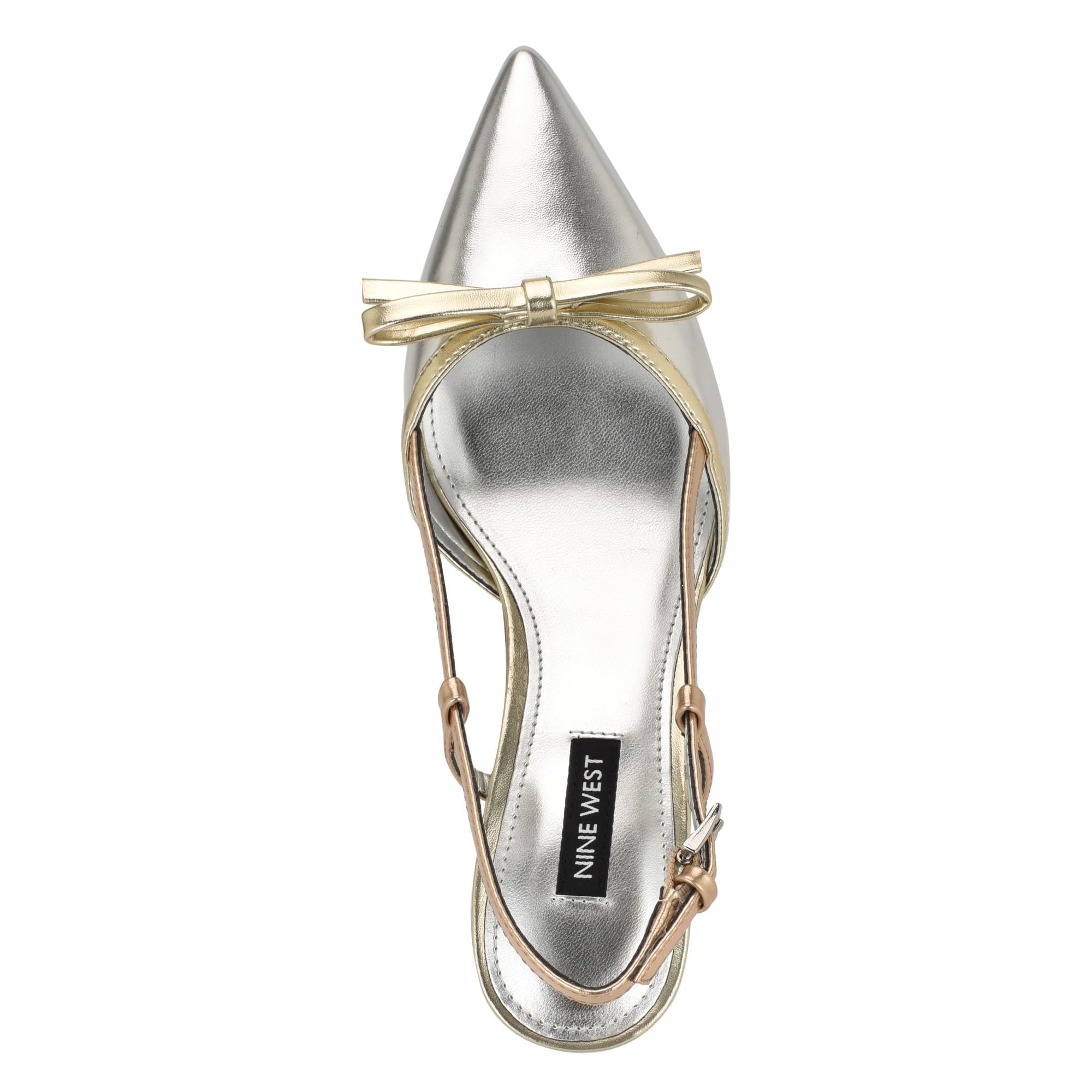 Nine West Women's Reega3 Silver M