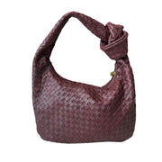 Risa Women's Zar Woven Handbag in Maroon