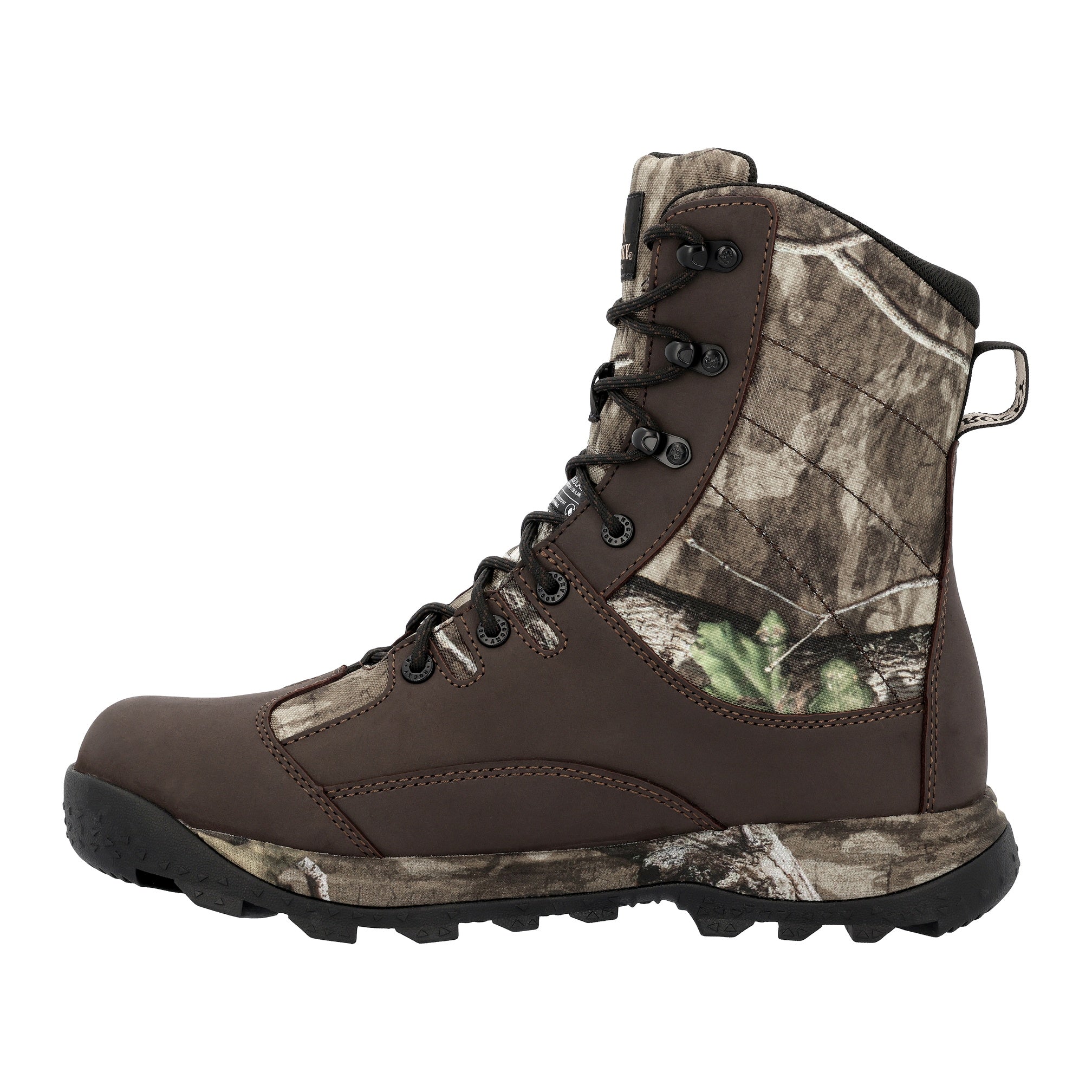 Rocky Men's  8" Wp 800G Mo Country Roots In Mossy W