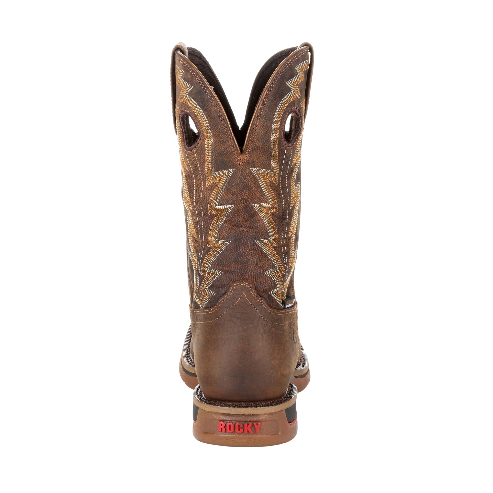 Rocky Men's Long Range  11" Waterproof Western Boot In Distressed M
