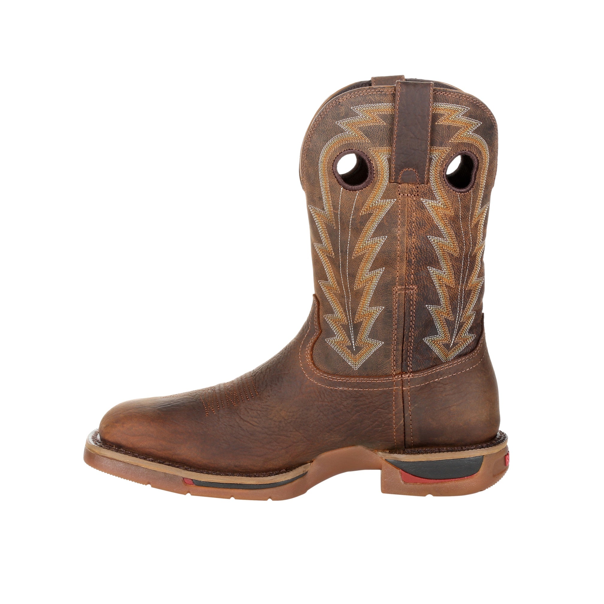 Rocky Men's Long Range  11" Waterproof Western Boot In Distressed W