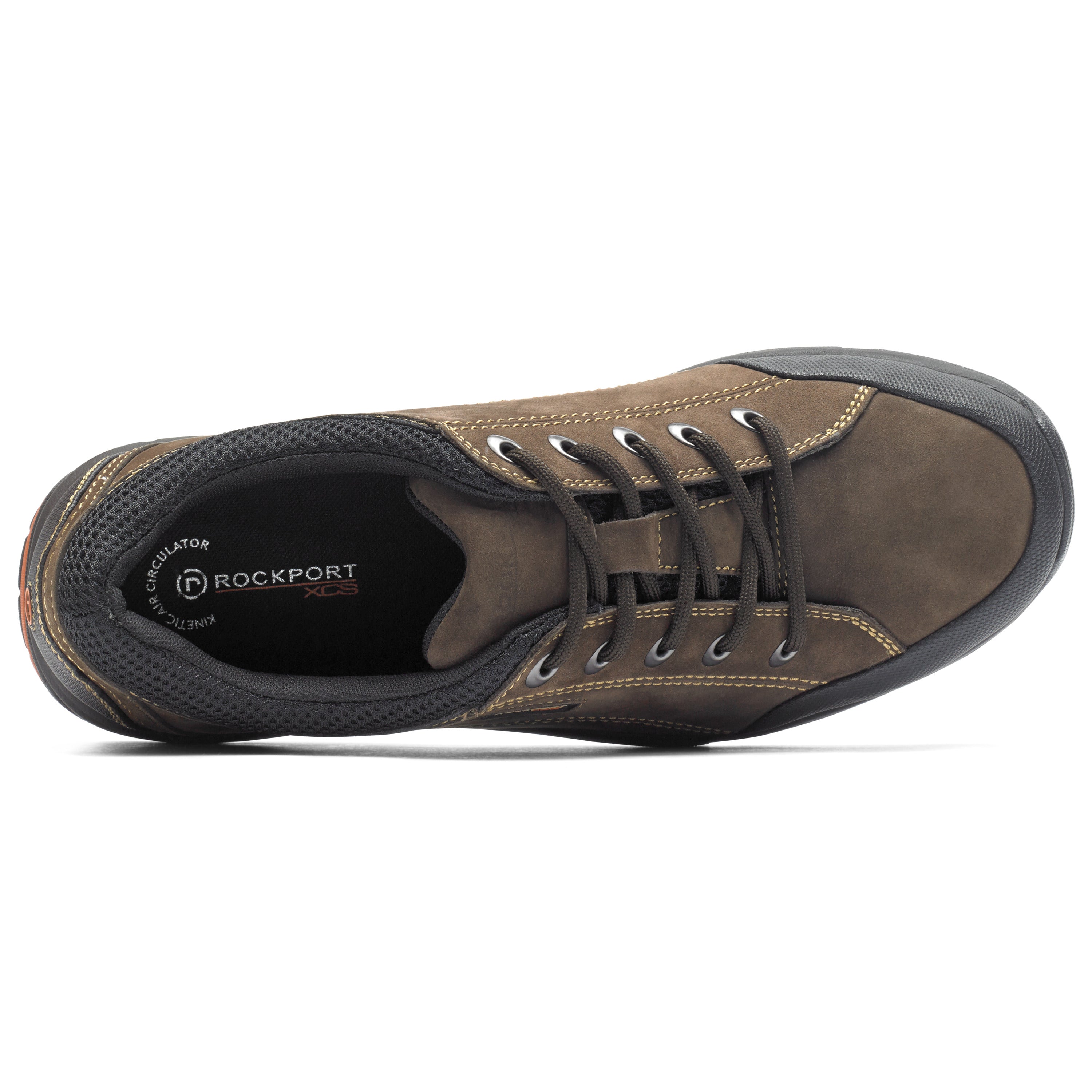Rockport Men's Chranson In Dark Brownblack W