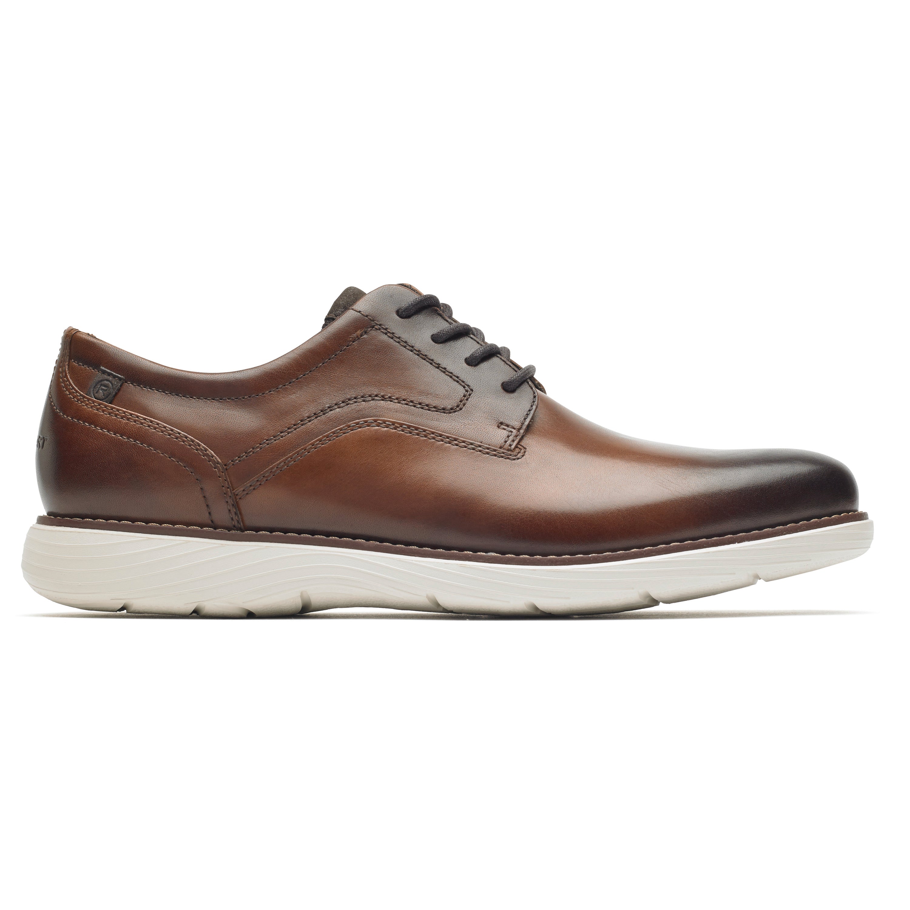 Rockport Men's Garettplaintoe In Cognac
