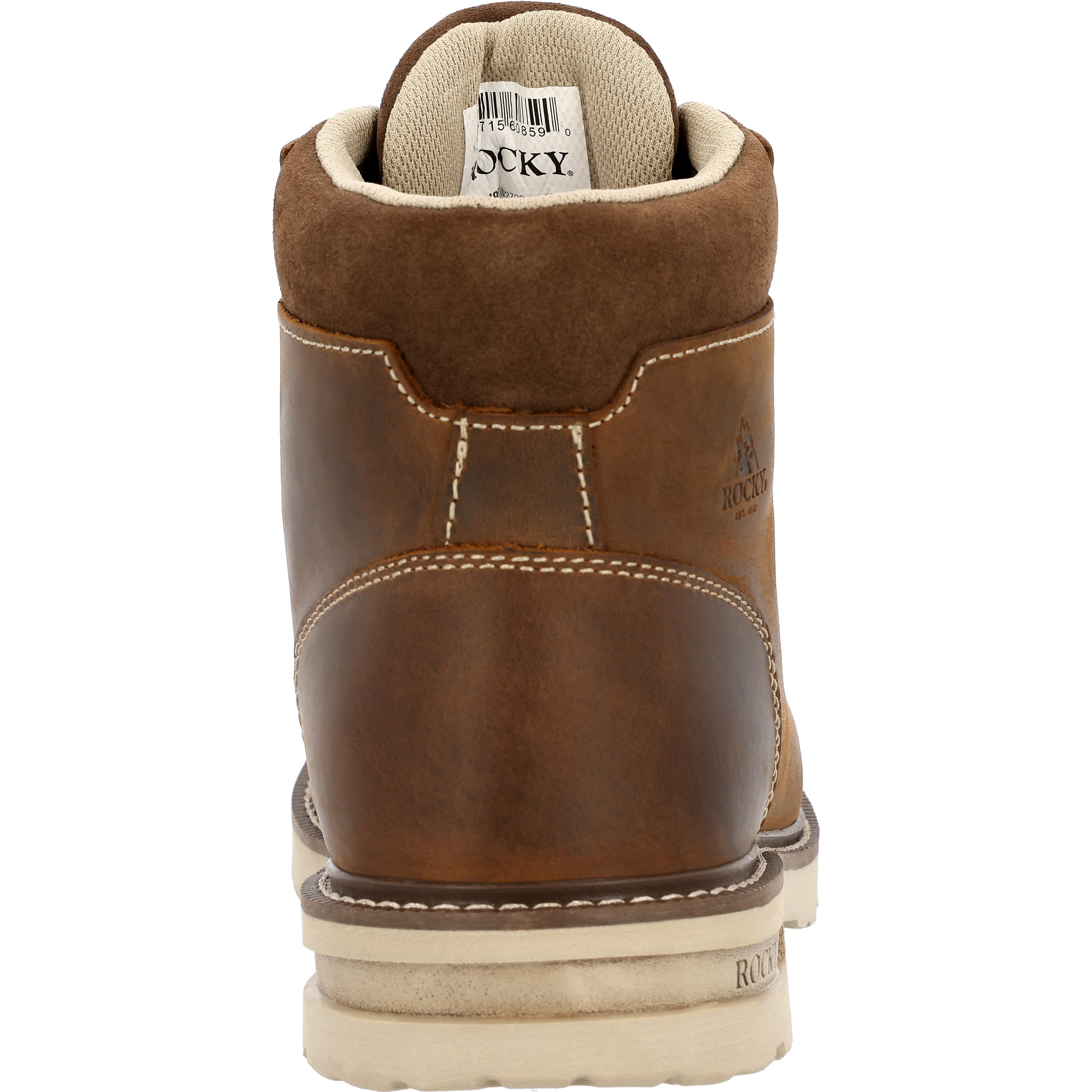 Rocky Men's Grindstone  11" Waterproof Work Boot In Crazy Horse W