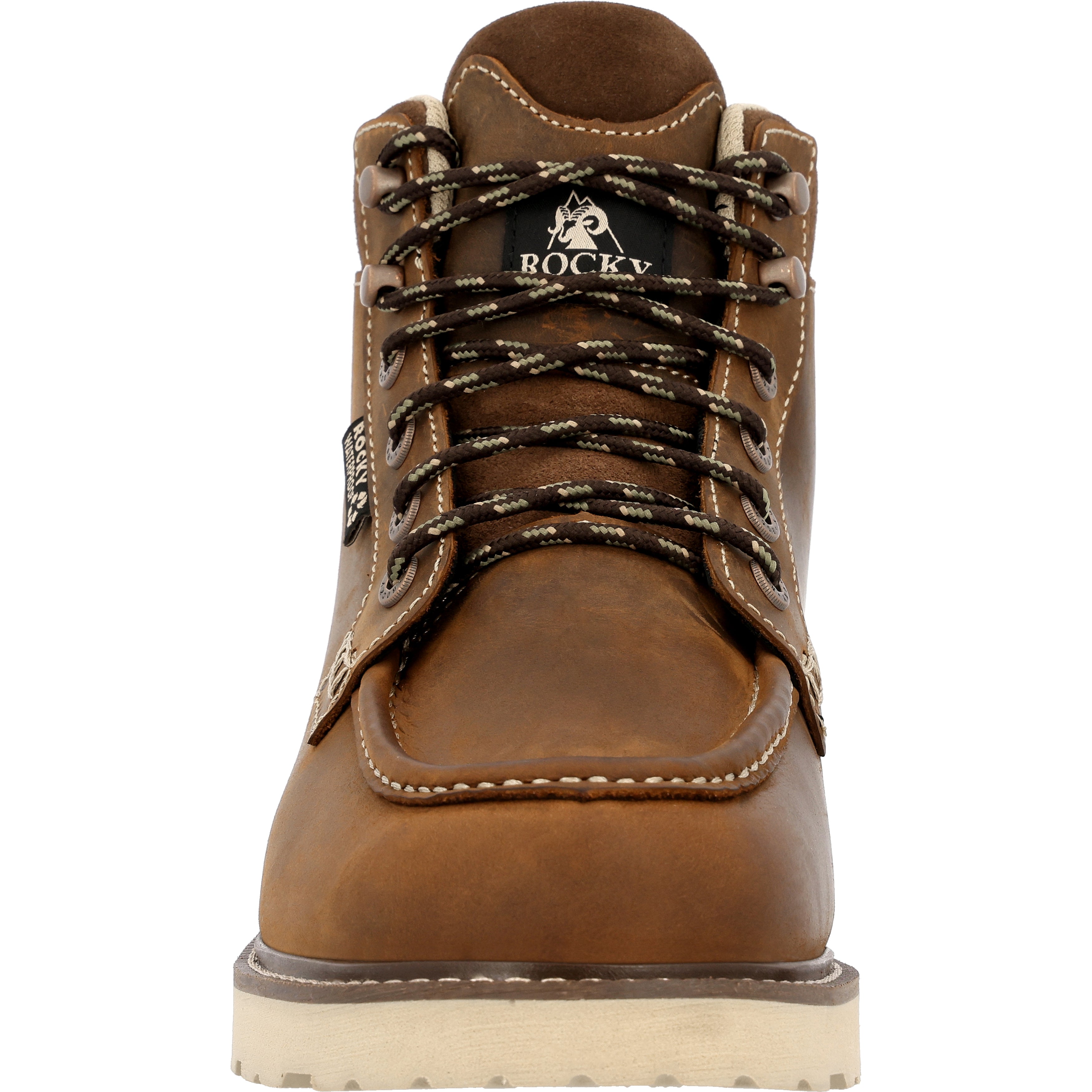 Rocky Men's Grindstone  11" Waterproof Work Boot In Crazy Horse W