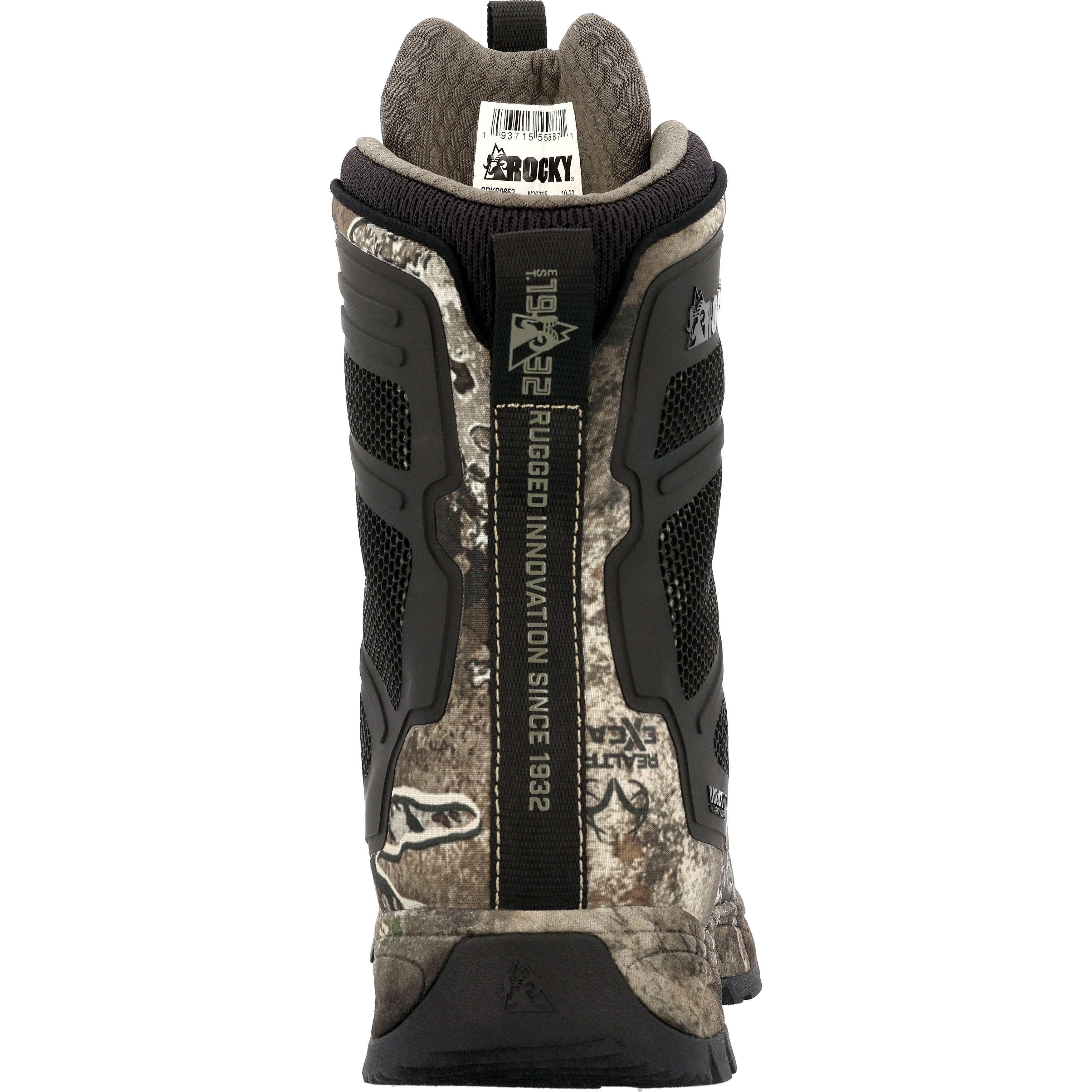 Rocky Men's Quickfire  9" 200G Insulated Waterproof Outdo In Realtree M