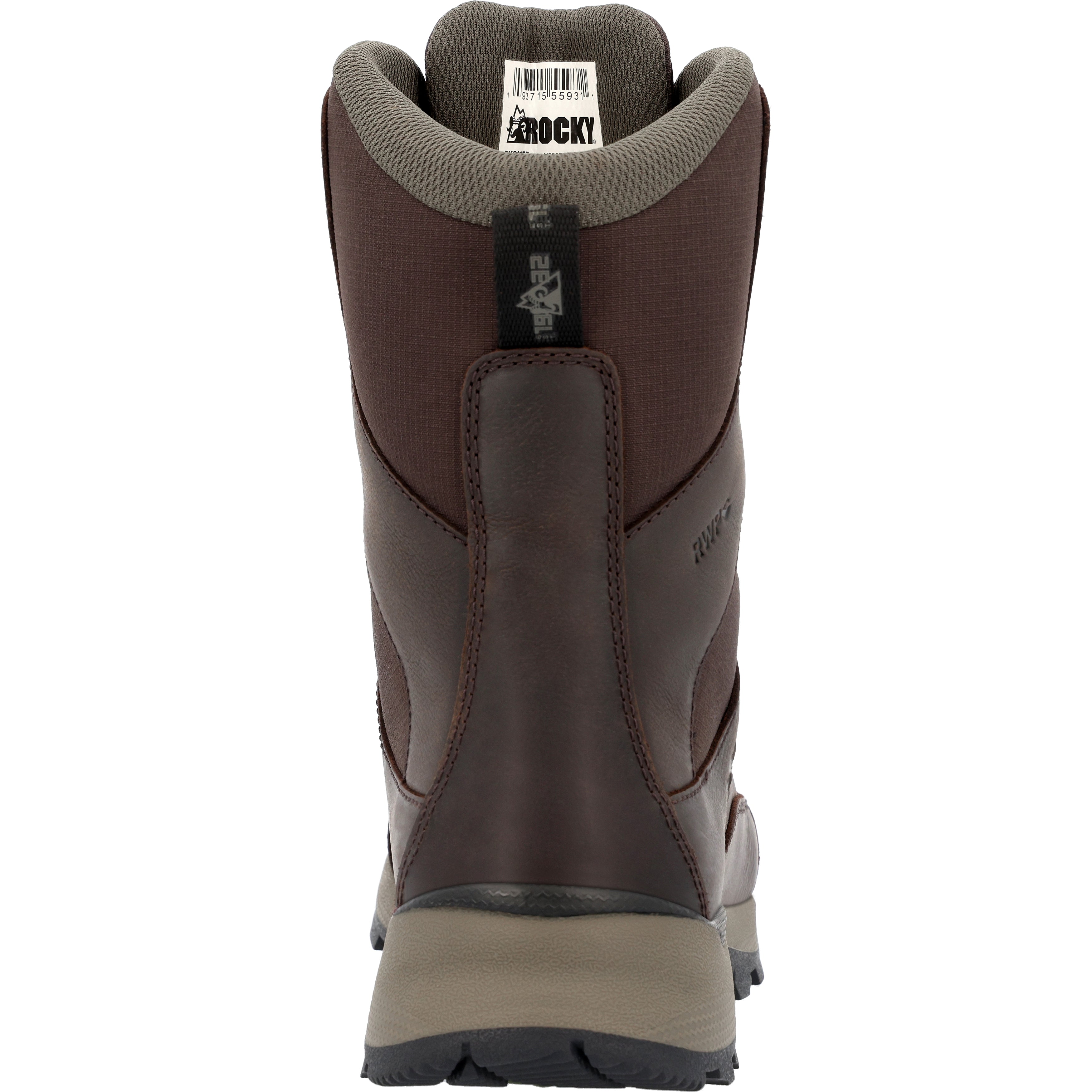 Rocky Men's Trophy Series  9" Waterproof 400G Insulated H In Brown W