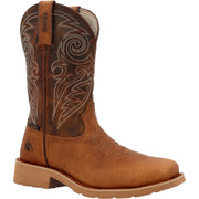 Rocky Men's Monocrepe  12" Waterproof Leather Western Boo In Tobacco W