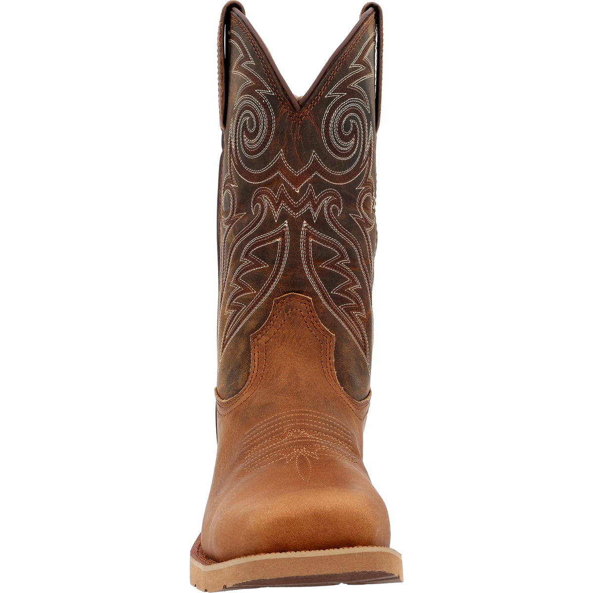 Rocky Men's Monocrepe  12" Waterproof Leather Western Boo In Tobacco M