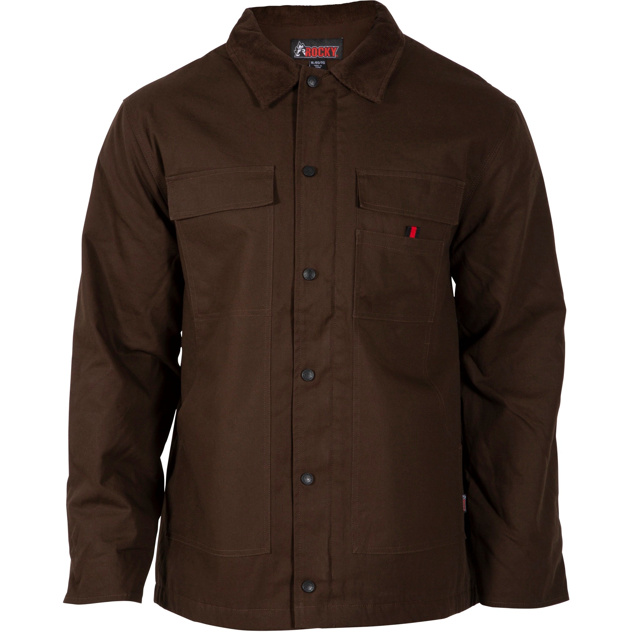 Rocky Men's Worksmart  60G Insulated Collared Ranch Coat In Demitasse REG