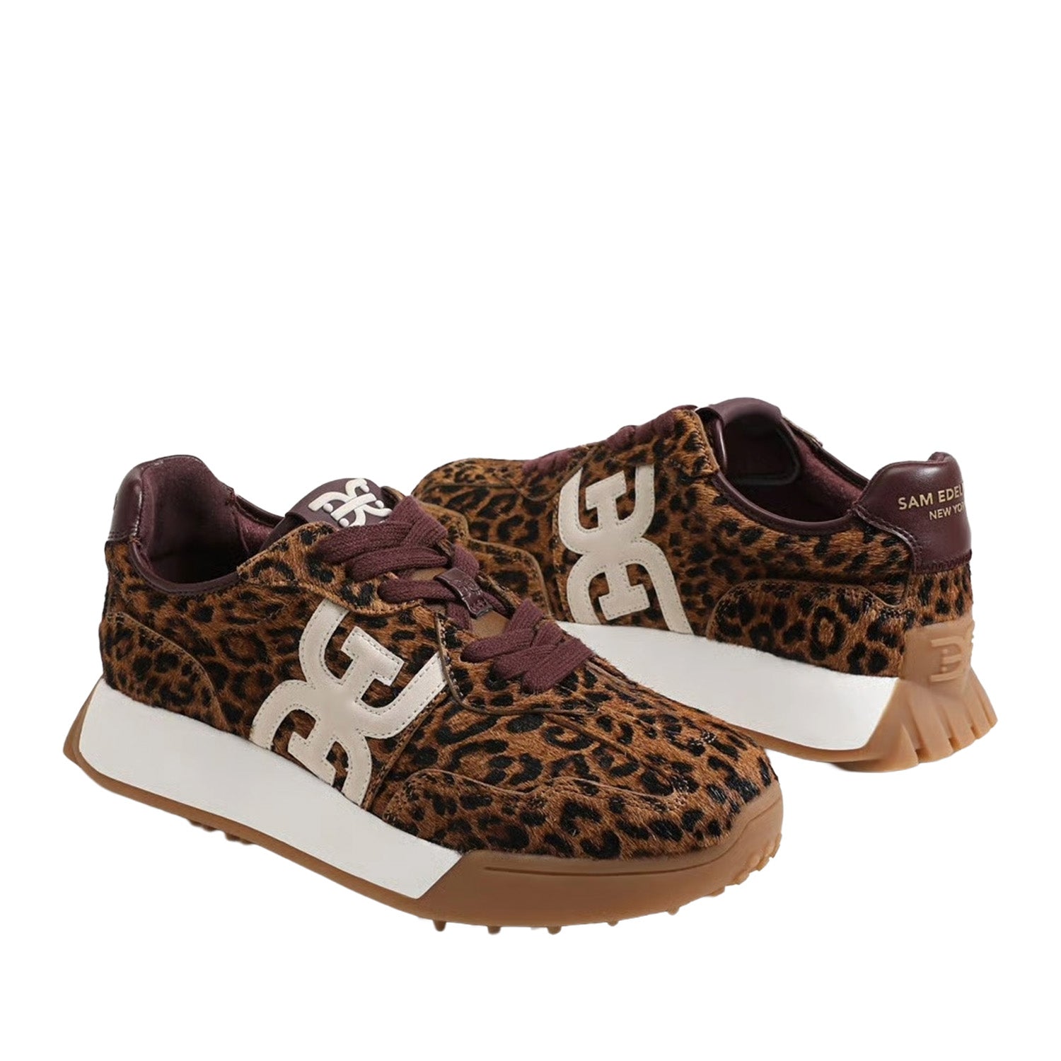 Sam Edelman Women's Langley3 in Leopard/Tan Multi