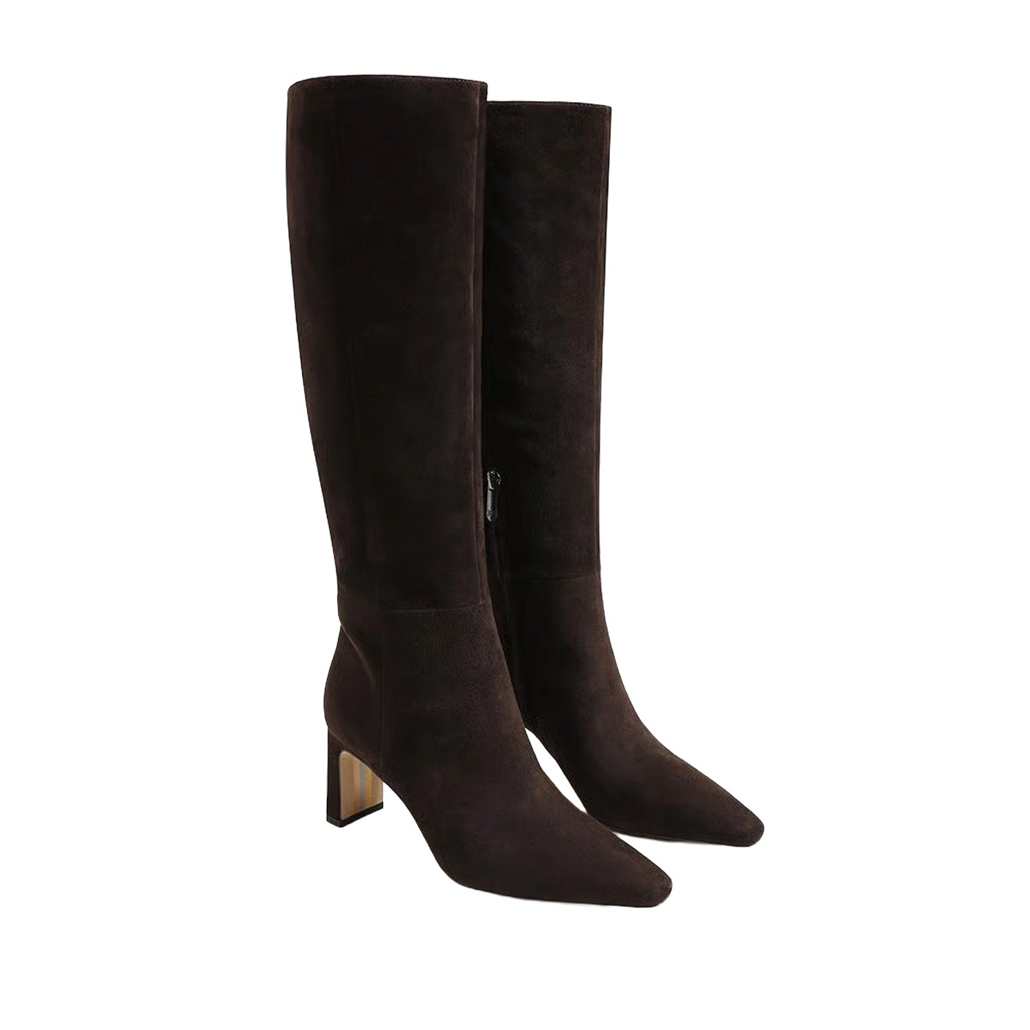 Sam Edelman Women's Sylvia Wide Calf in Chocolate Brown, 6 US