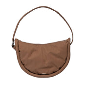 Sandqvist Curve Crossbody Round S in Dark Taupe
