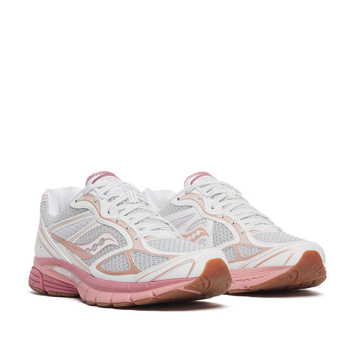 Saucony Women Progrid Guide 7 in White/Peach