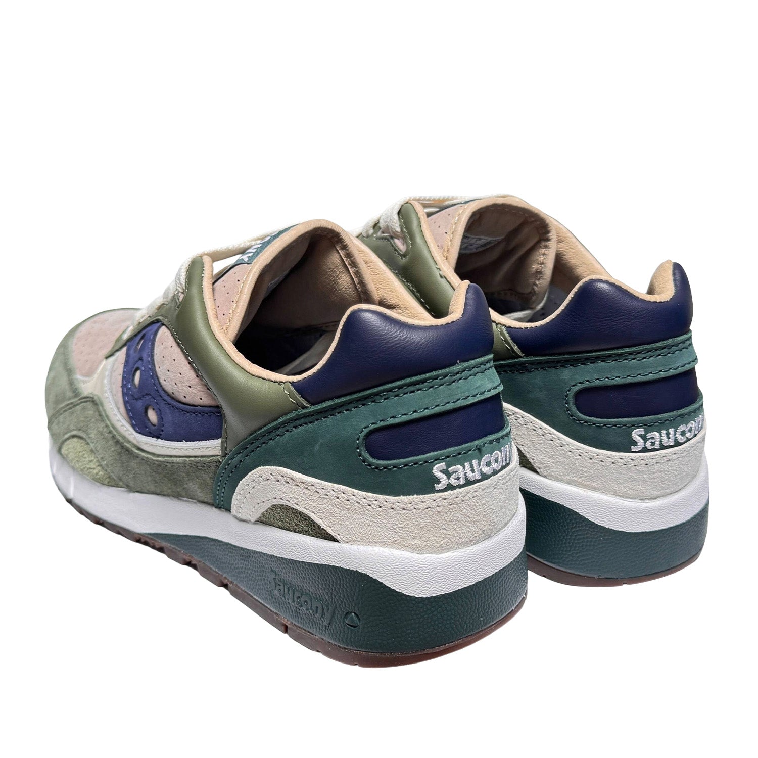 Saucony Unisex Shadow 6000 in Beige/Green
