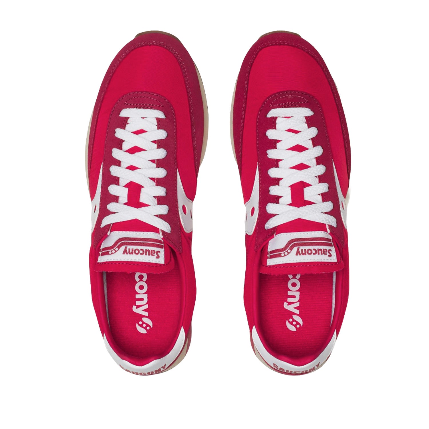 Saucony Unisex Trainer 80 in Red/White