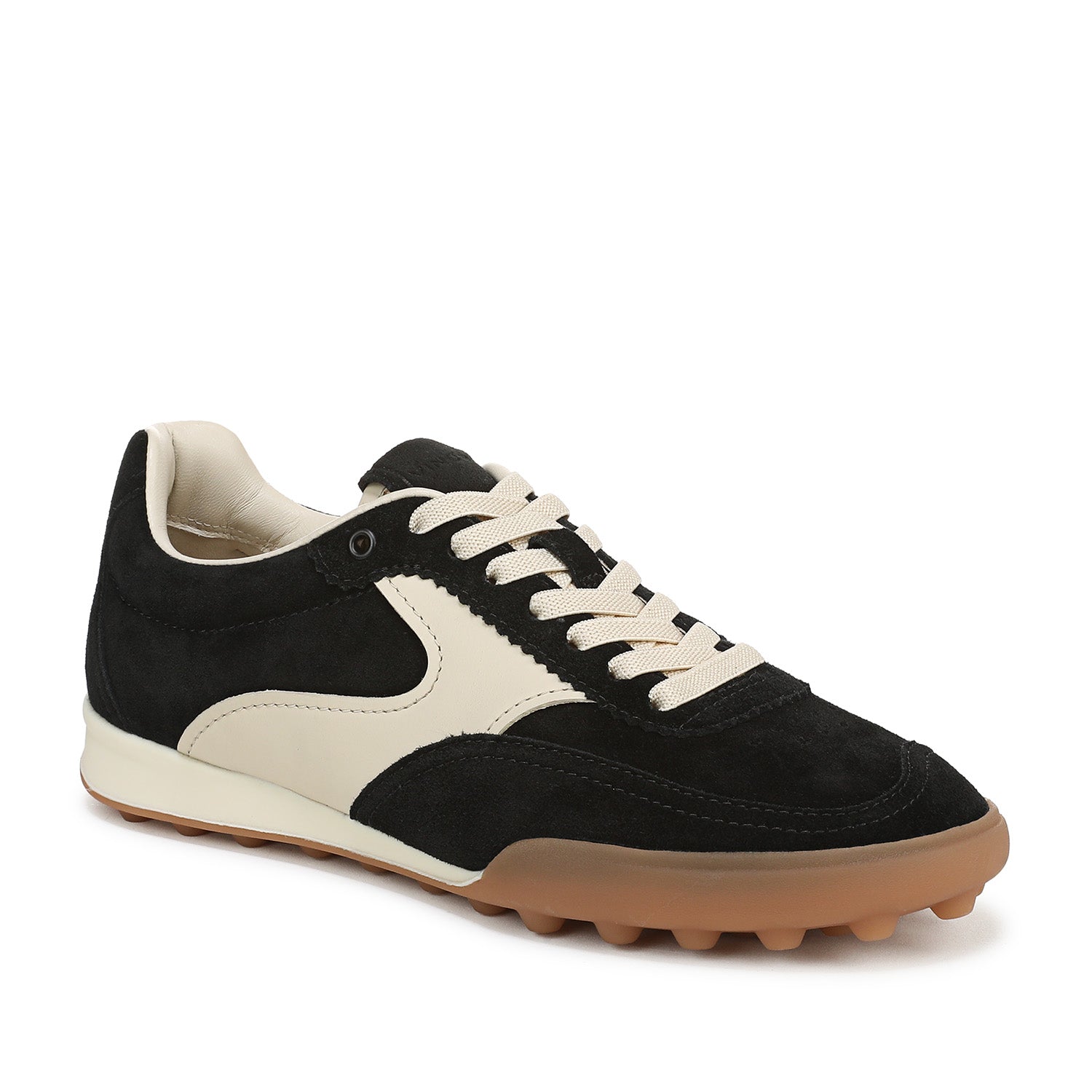 Vince. Women's Silverlake Trainer in Black/Moonlight